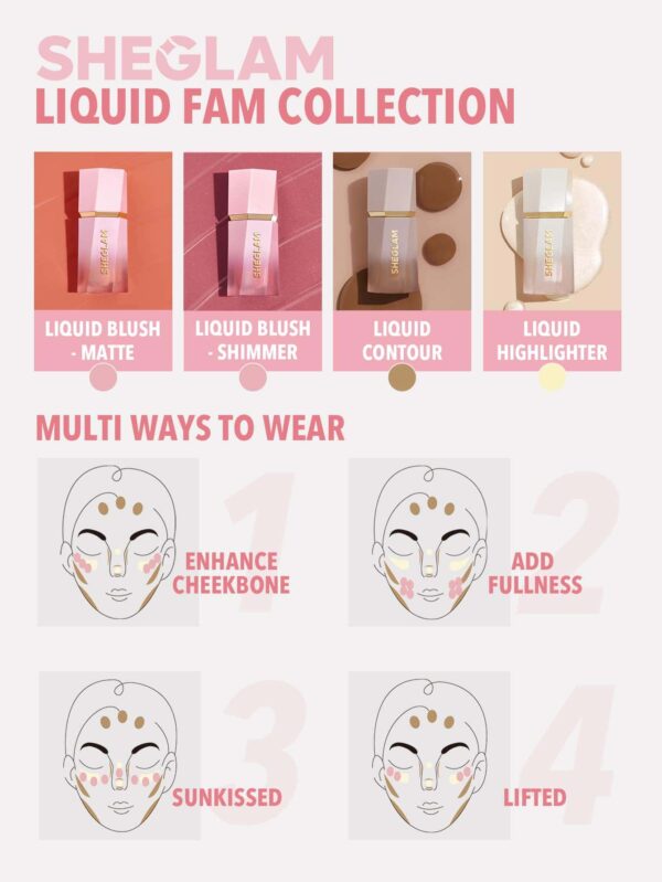 SHEGLAM | LIQUID BLUSH MATTE FINISH - Image 4