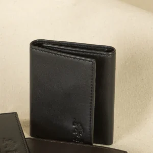 U.S. POLO ASSN. | MENS LEATHER TRIFOLD WALLET